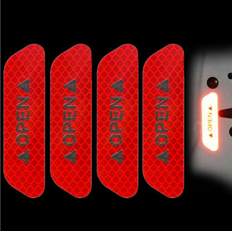 

Car Warning Mark Reflective Tape Door Stickers for Opel Vauxhall Mokka Corsa Astra G J H K insignia Zafira Grandland X Cascada