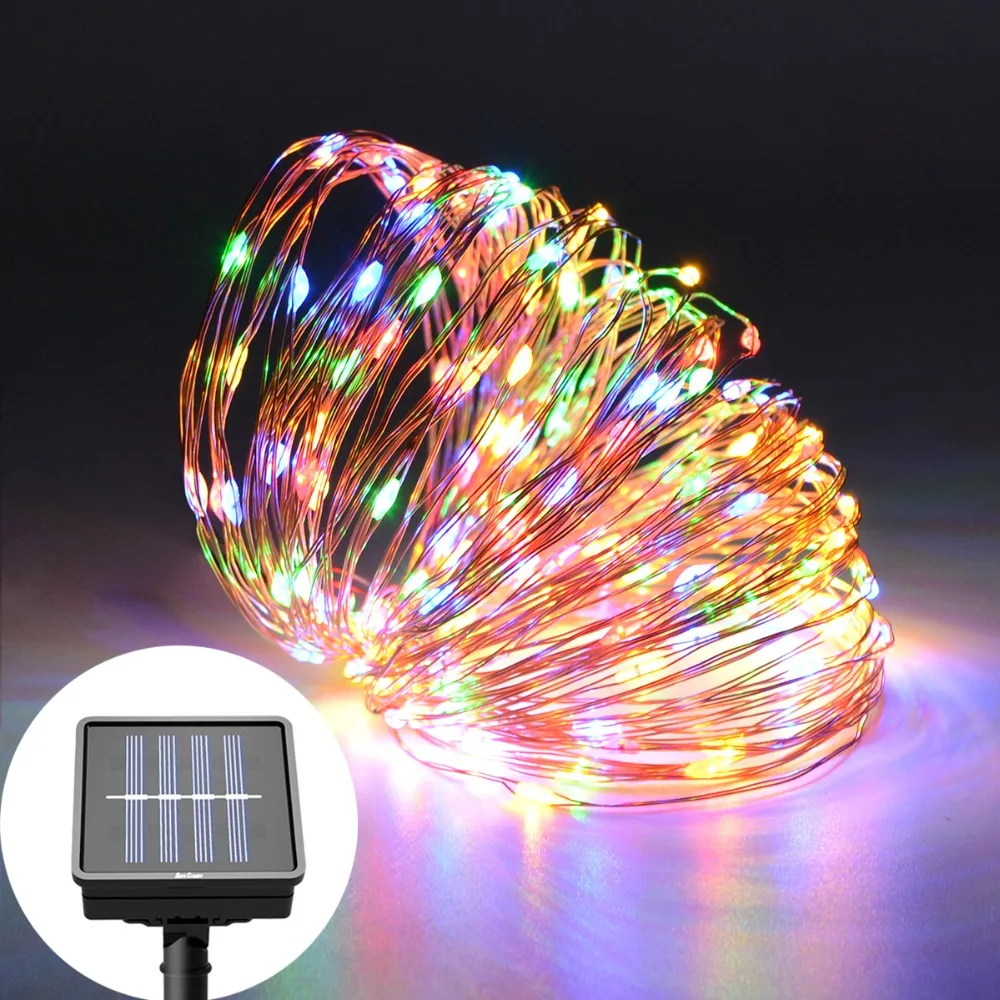 

Holiday String Lights Starry Cooper Wire Garland 10M 100LEDs LED Lights Waterproof For Wedding Party Christmas Tree Decoration