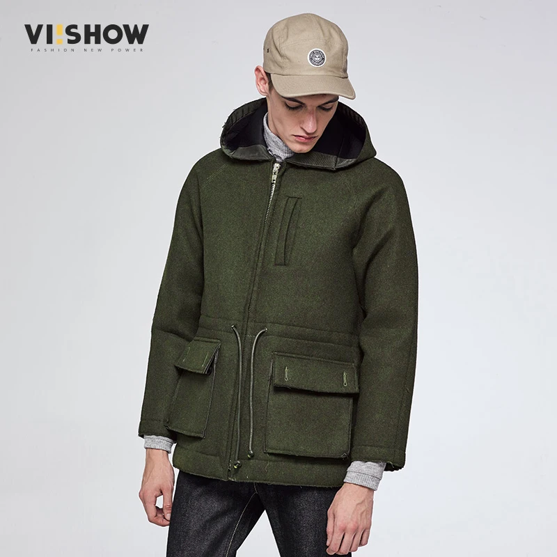 VIISHOW 2017 Новый Тренч Мужская брендовая одежда Высокое качество мужской длинный