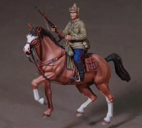 1/35 шкала Неокрашенная полимерная фигура русская кавалерия | Игрушки и хобби