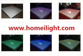 

2x2ft RGB 3 in 1 white led starlit dance floor for wedding party DJ