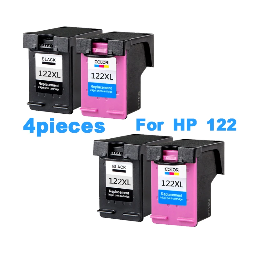 4 шт. XiongCai совместимый с планшетом 122 дюйма Deskjet D1000 2050 3050 3050A 3052A 3054A чернильные