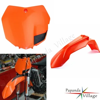

Orange Motorcycle Front Fender Mudguard Front Number Plate Enduro for KTM SX SX-F XC XC-W EXC EXC-F 300 450 2013-2015 Custom