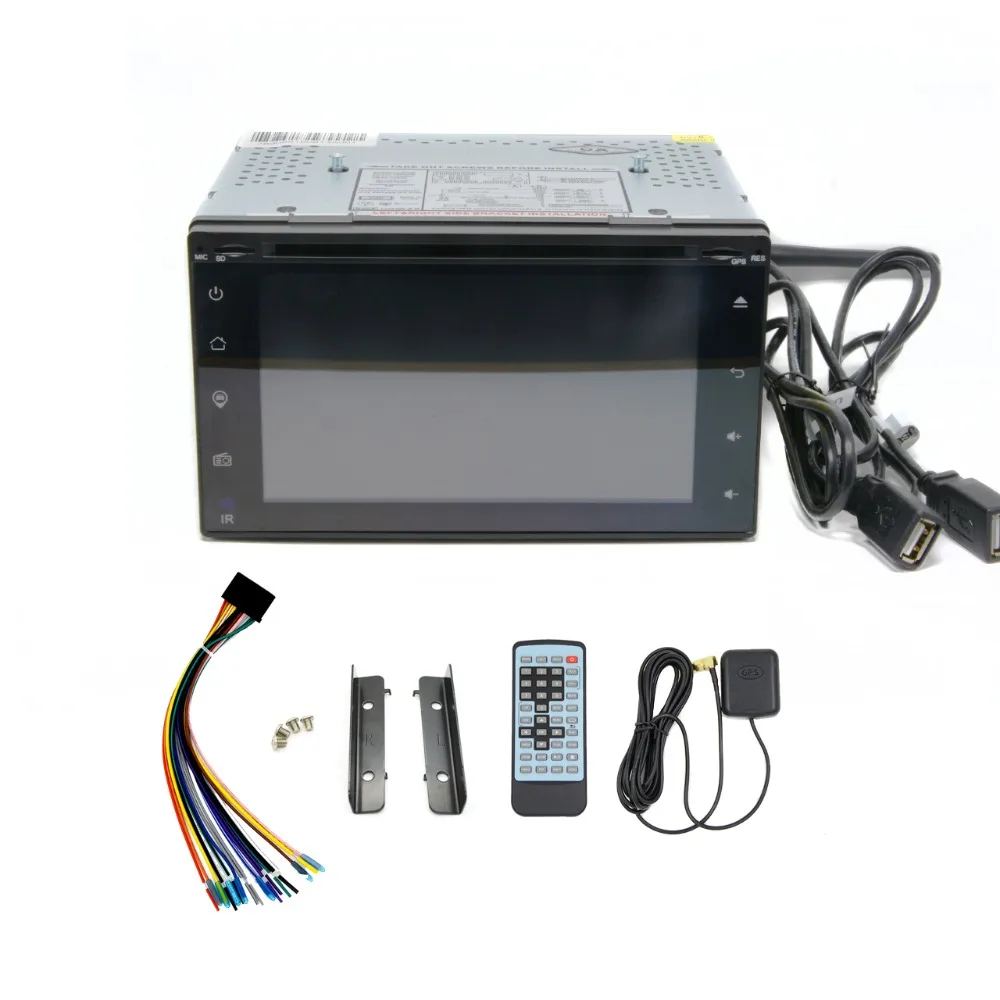 Best 7" Touch screen 2 din car radio android 8.01 OS with sd usb RCA socket 3
