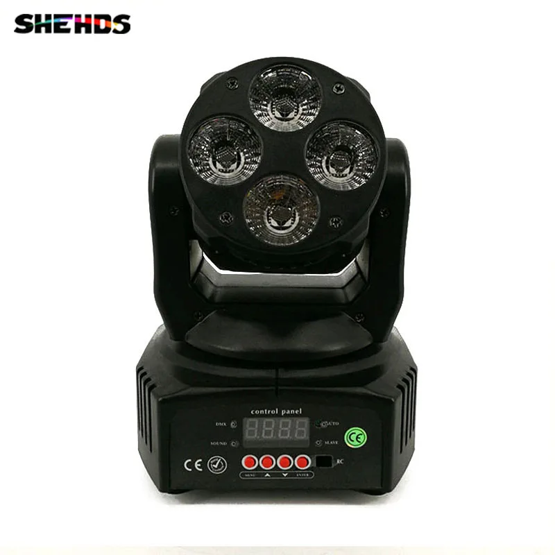 

Fast Shipping LED Moving Head Mini wash 4x18W RGBWA+UV with advanced 16/18 Channels Free Shpping