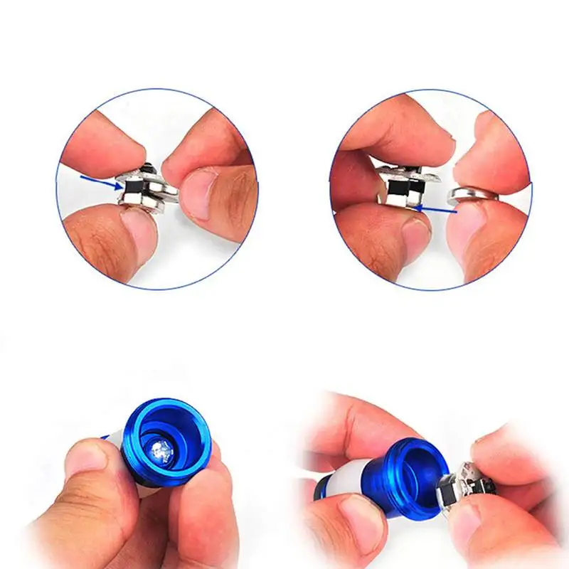 Discount 1Pair Bike Light Turn Signal LED Handlebar Indicator Lights Flashing Mountain MTB Bike Bar End Cap Bicycle Accessories 4