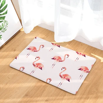 

New Home Decor Flamingo Carpets Non-slip Kitchen Rugs for Home Living Room Floor Mats 40X60 50X80cm