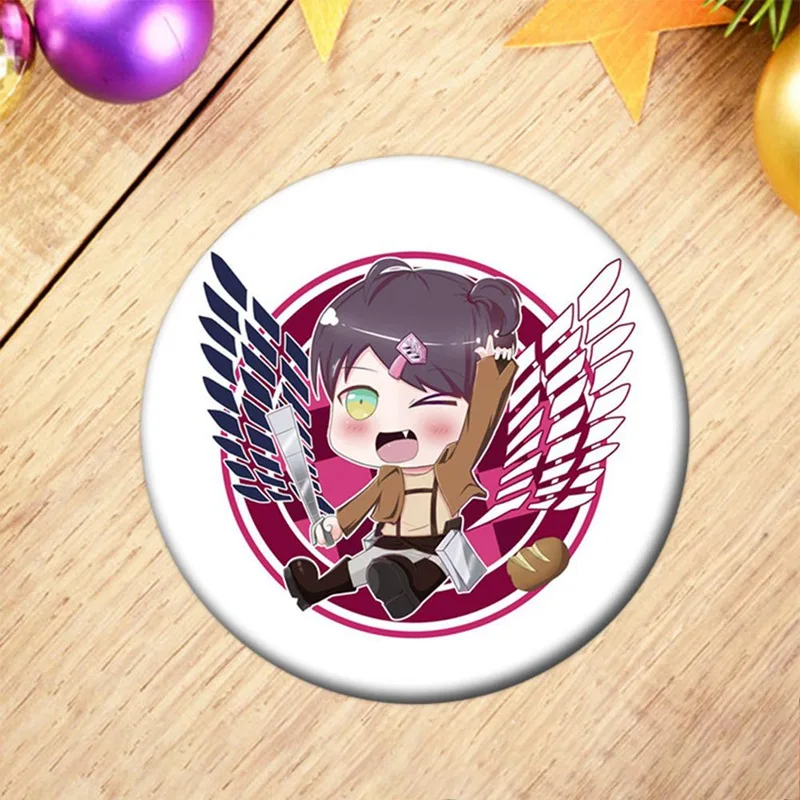 Новинка брошь альбом популярное японское аниме Attack On Titan модный значок
