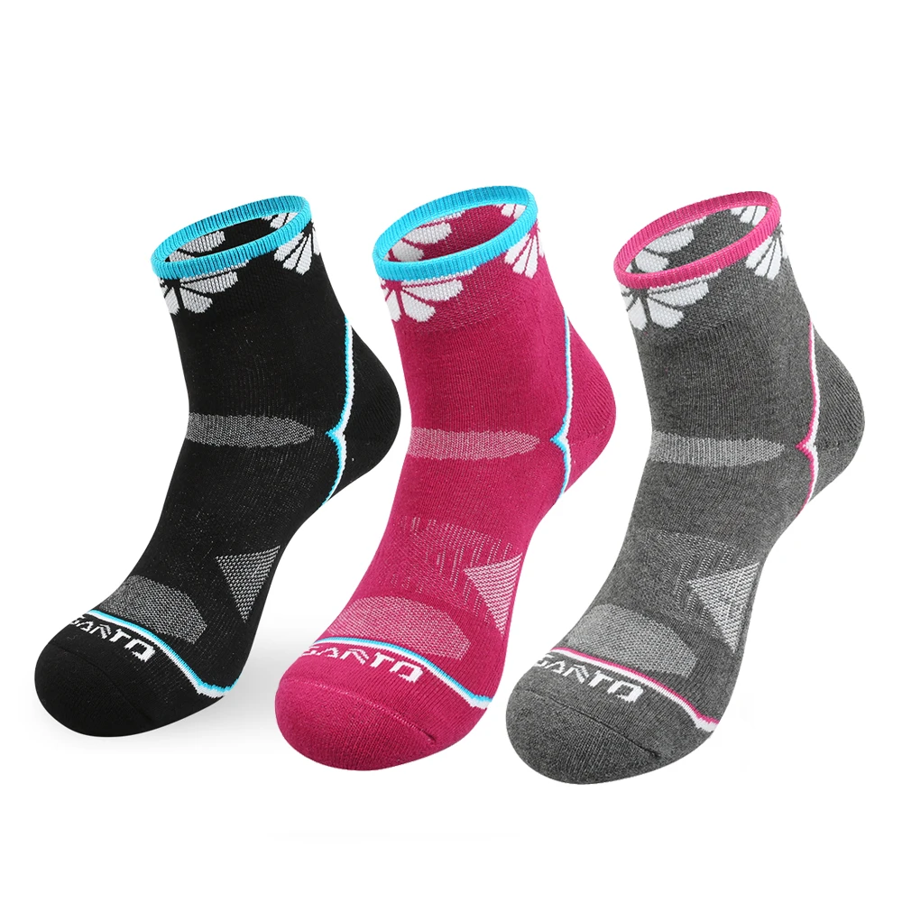 

Santo New Pile Terry Profession Flower Cuff Women Hiking Outdoor Sport Socks Thicken Quick Dry Cotton Athletic Socks Female