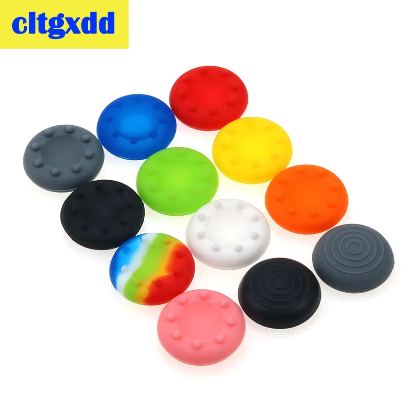 

cltgxdd 2pcs For PS4 PS3 PS2 XBOX 360 ONE Controller Rubber Silicone Cap Cover 3D analog Joystick Grip Non-slip Cap