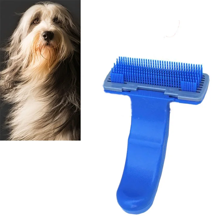 Собака Расческа для котов триммер волос Массажная щетка для груминга для домашних животных линять удаления расчески инструмент для ухода