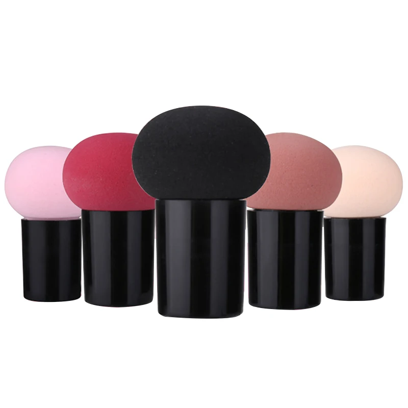 1PCS Make Up Foundation Brush Sponge Mushroom head soft and comfortable portable for Make Up Dry and Wet 5 colors optionnal