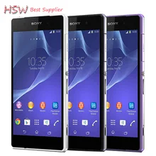 Heißer verkauf original smartphone sony xperia z2 quad core 5,2 ”wasserdichte 20.7MP Kamera 3 GB RAM 16 GB ROM Android 4.4 WIFI GPS