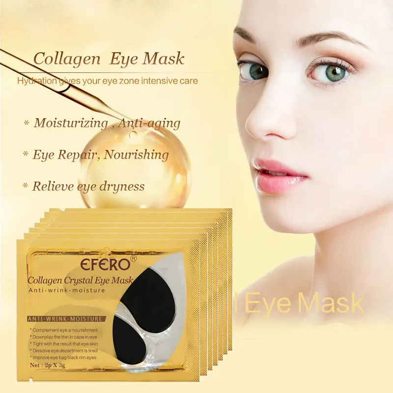 Jual Efero Kolagen Masker Mata untuk Mata Patch Di Bawah Mata Tua Lingkaran Anti Kerut Perbaikan Krim Mata Masker 4 8 Pair = 8 16 Pcs