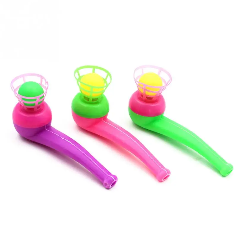 

NEW HOT SALES Floating Children Blow Balls Gift Kids Pipe Games Party Air Suspension Toy