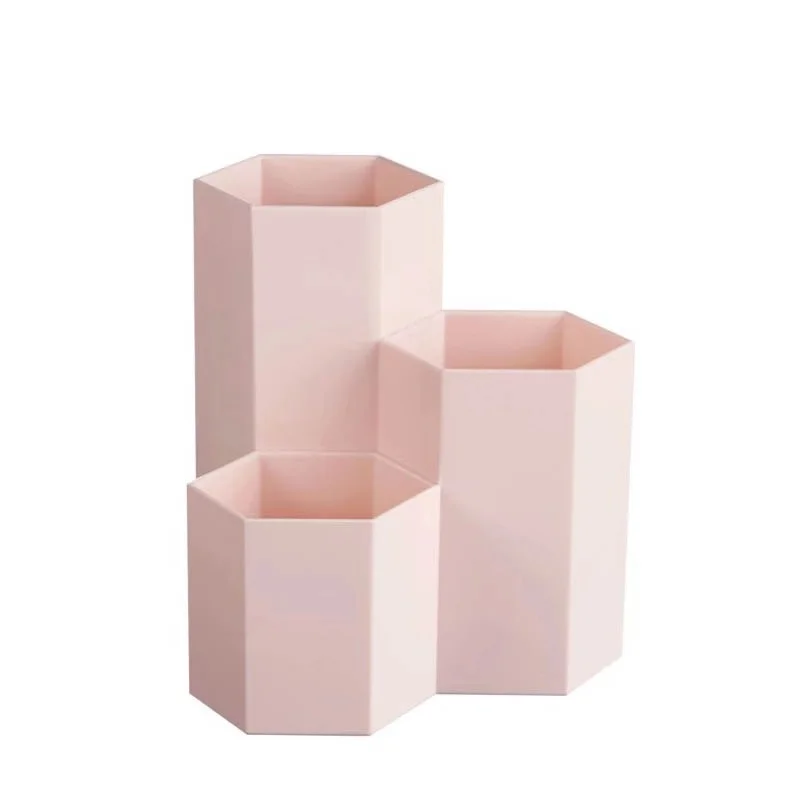 Creative Multi-functional Plastic Makeup Box Eyebrow Pencil Lipstick Storage Organizers Desk Sundries Organizers