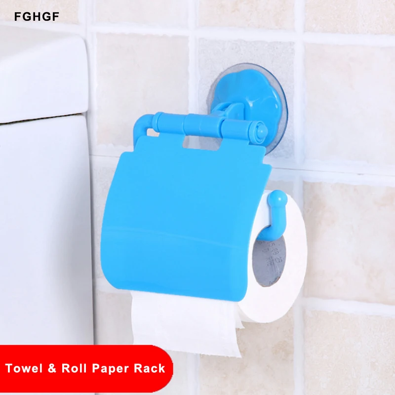 

Multifunctional Sucker Cup Towel Rack Bathroom Toilet Roll Paper Holder Tissue Holder Kitchen hook Wall Self hanger housekeeper