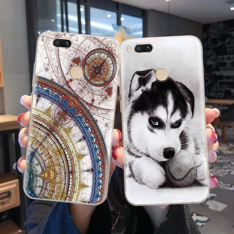 

For Xiaomi Mi Play 8 9 SE Lite A1 A2 5X 6X Mix 2s 3 Soft TPU Animal Cover for Redmi 7 6A S2 Note 5A 4X 4 5 Plus 6 Go Phone Case