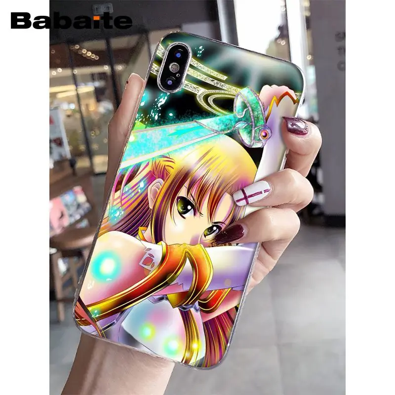 Babaite Sword Art Online SAO Japan аниме чехол для телефона для iPhone 5 5Sx 6 7 7plus 8 8Plus X XS MAX XR - Цвет: A15