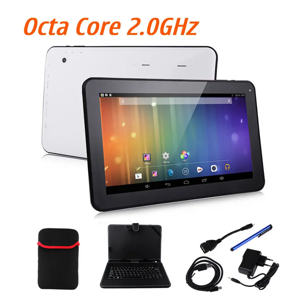 

BoDa 10 inch Octa Core Google Android 5.1 Lollipop Mid Tablet PC A83 16GB+1GB Bluetooth HDMI Bundle free gift Keyboard cover
