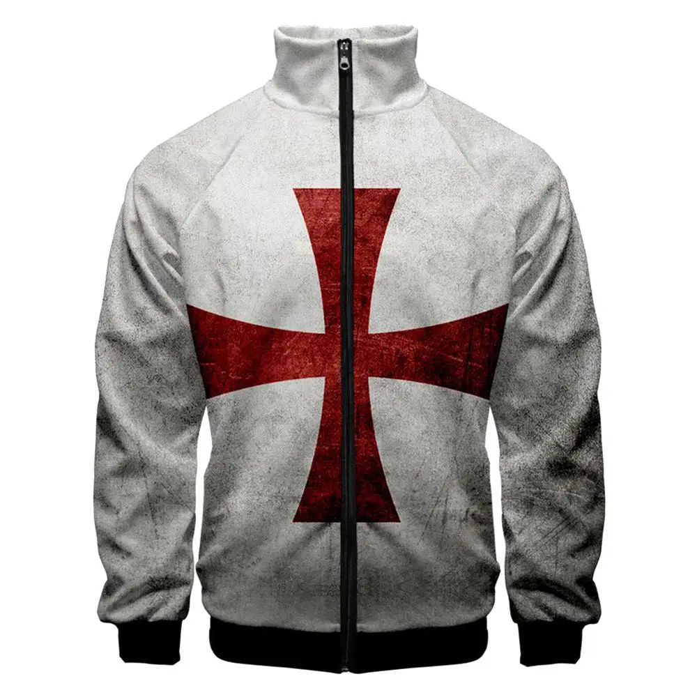

Men’s Knights Crusader JACKET Templar Armor Hoodies Jacket Crusader Cross Medieval COAT Costume