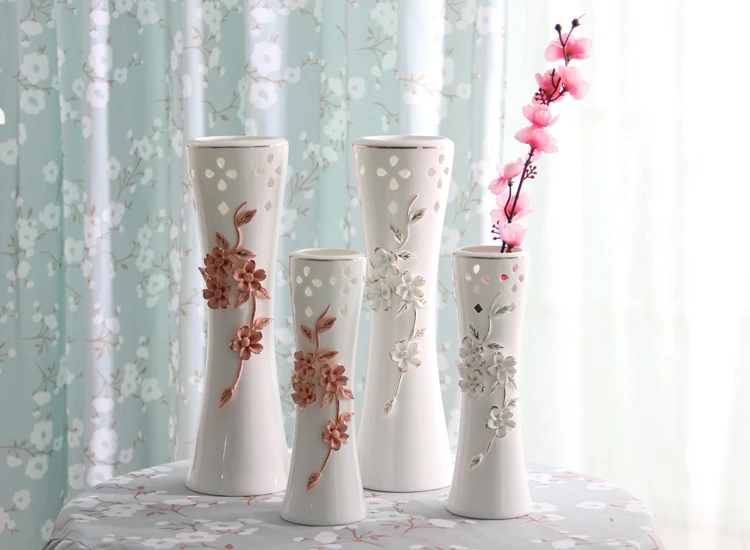 Европейские современные керамические вазы, предметы мебели, модная Гостиная, украшение дома, Цветочная композиция