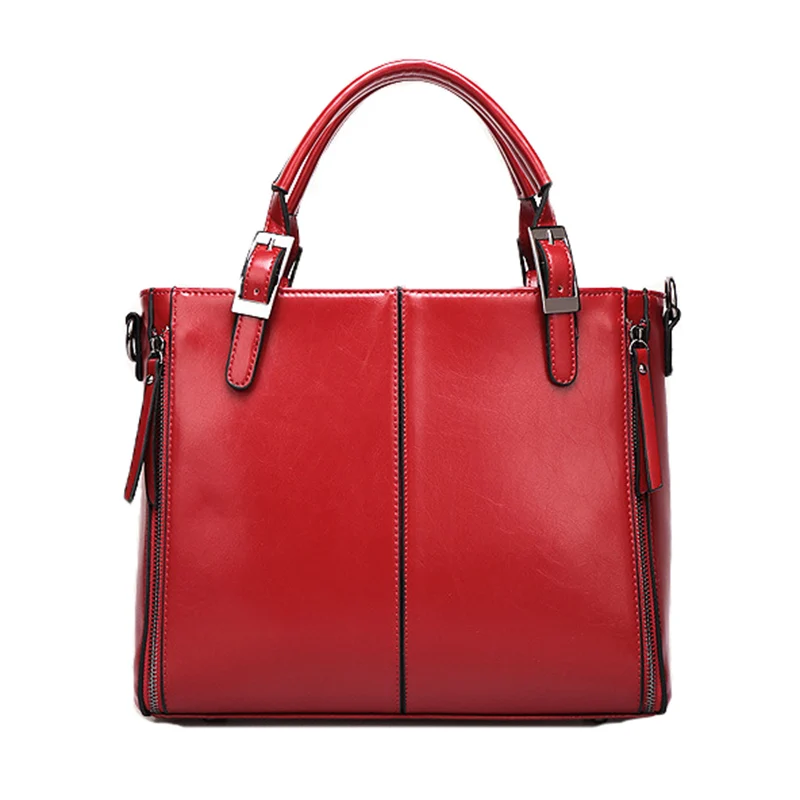 Ladies Bag Leather Handbags High Quality Casual Female Bags Tote Shoulder Bag Large Capacity Purse Pocket Messenger Hand SS7116 (1)