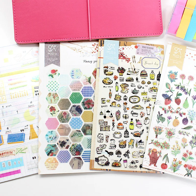 

Dokibook Planner Sticker Diary Notebook DIY Sticker PVC Lunch PVC Notebook Sticker