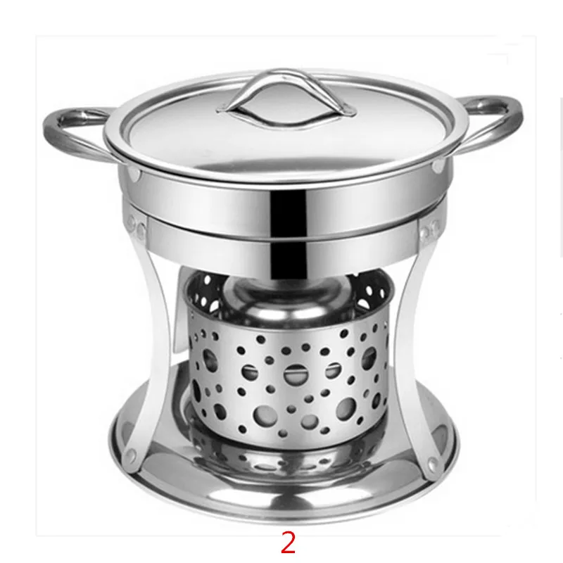 Mini Portable Solid Alcohol Stove Stainless Steel Household Liquid Hot Pot Multi Cooker For Outdoor Party Picnic Cafeteria Mini Portable Solid Alcohol Stove Stainless Steel Household Liquid Hot Pot Multi Cooker For Outdoor Party Picnic Cafeteria
