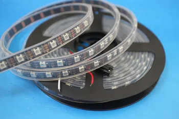 

WS2812B 5050 RGB LED Strip 5M 150 300 Leds 144 30LED/M Individual Addressable 5V