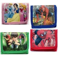 1 шт., мультяшный кошелек, сумка супергероя, человека-паука, Супермена, Белоснежки, Супер Марио, Ben10, нейлоновая простая дизайнерская сумка на молнии, детская игрушка