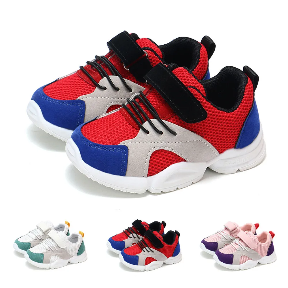 

Toddler shoes Infant Baby Boys Girls Children Casual lace up Sneakers Mesh Soft Running Shoes Spring Autumn Kids boy girls Shoes