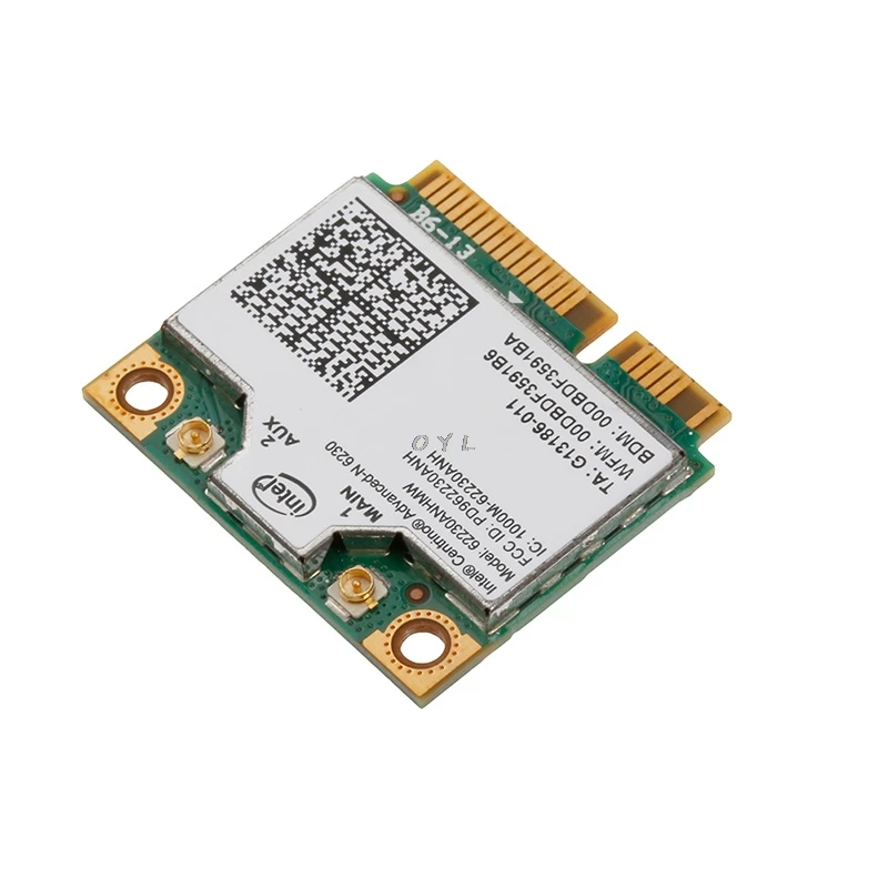 Беспроводная мини Универсальная Двухдиапазонная карта Intel 6230 62230ANHMW 300 WiFi BT PCI