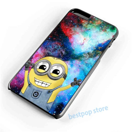 For Despicable Me Minions Nebula Galaxy fashion phone cover case for iphone 4 4s 5 5s SE 5c 6 plus 6s 7 #FF276 |