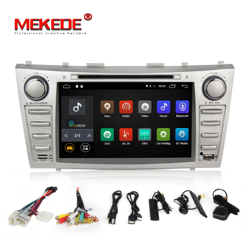 

Free shipping car DVD player GPS Navigator for Toyota CAMRY 2007-2011 Andorid7.1 Quad-Core System Free 8G map card