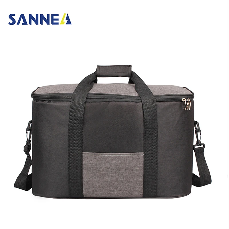 

SANNE 34L Big Cooler Box BBQ Picnic Storage Bags Oxford Portable Outdoors Lunch Shoulder Bags termica bolsa almuerzo Handbags