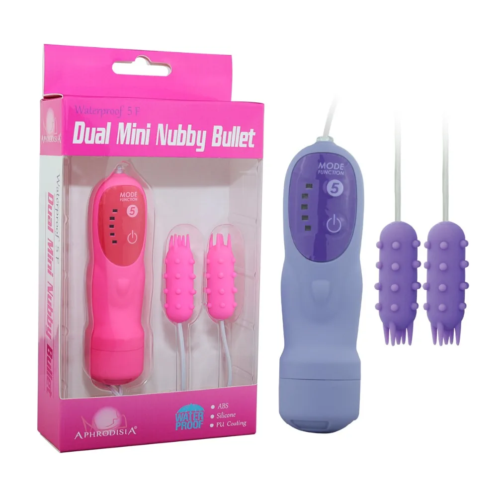 

New Silicone Double Bullet Vibrator, 5 Mode Mini Sex Vibrator For G Spot And Anal, Vibrating Bullet Sex Shop Toys Sex Products.