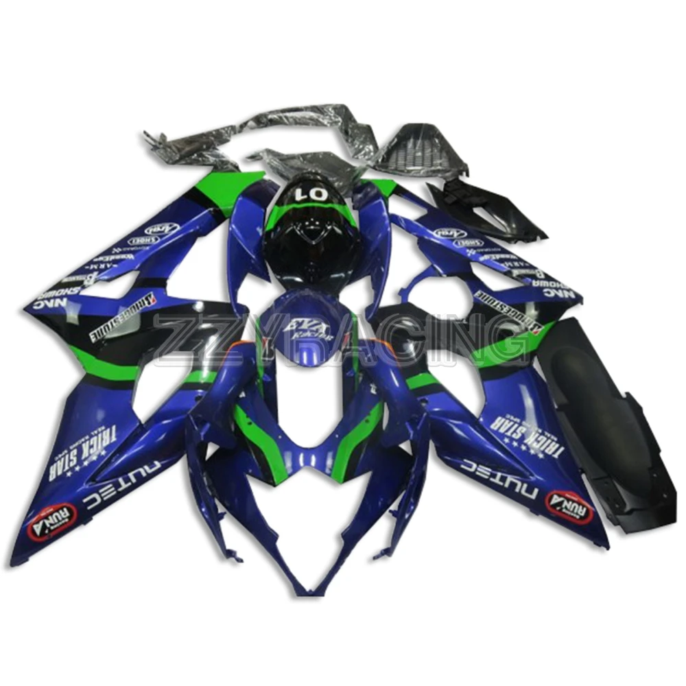 

Injection Fairings Kits for Suzuki GSXR1000 K5 2005 2006 Year Complete ABS Plastic Covers Motorcycle Panels Kits Blue Green New