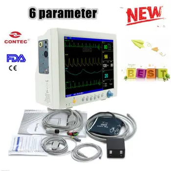 

Free Shipping CONTEC CMS7000 CE FDA TFT 12.1' Portable ICU Patient Monitor Multi Parameter SPO2 + NIBP + PR +TEMP + RESP