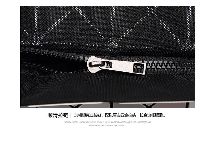 ZYJ Deformable Women Laser Geometry Quilted Plaid Pearlescent Handbag Shoulder Bags Casual Sequins Lattice Foldable Tote Bag (34)