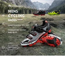 Santic MTB Cycling Shoes zapatillas ciclismo Bicycle Sports Shoes Cleated Shoes Men Cycling Shoes WMS17001