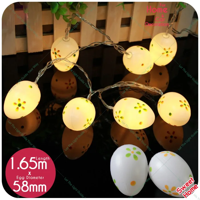 10 Led Easter egg lights Party Decoration diy spring Light Home Room