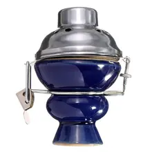 1 шт. рекомендуется мини керамическая чаша для кальяна с металлическим покрытием для экрана, фольга, угольный уголь, держатель для курения, подарок, ветрозащитная чаша для кальяна