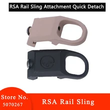 Элемент RSA Rail Sling тактическое крепление Быстрый отсоединяющийся слинг Вертлюг страйкбол крепление адаптер винтовка прицел пистолет аксессуары