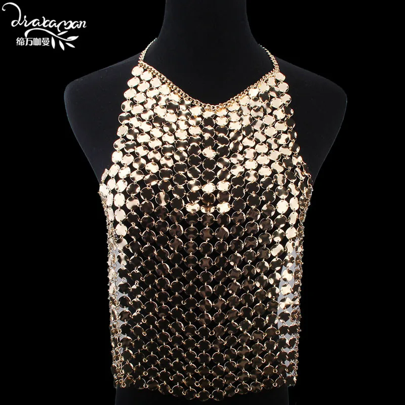 

Dvacaman Brand 2017 Handmade Body Jewelry Vintage Maxi Pendant Necklace Women Party Statement Jewelry Bijoux Wholesale Price M9