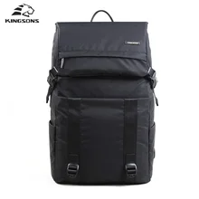 Kingsons Everest de Élégant Hommes Ordinateur Portable Sac À Dos Nylon Waterpoof Ordinateur Sac À Dos Voyage Sacs D’école 15.6 Pouce