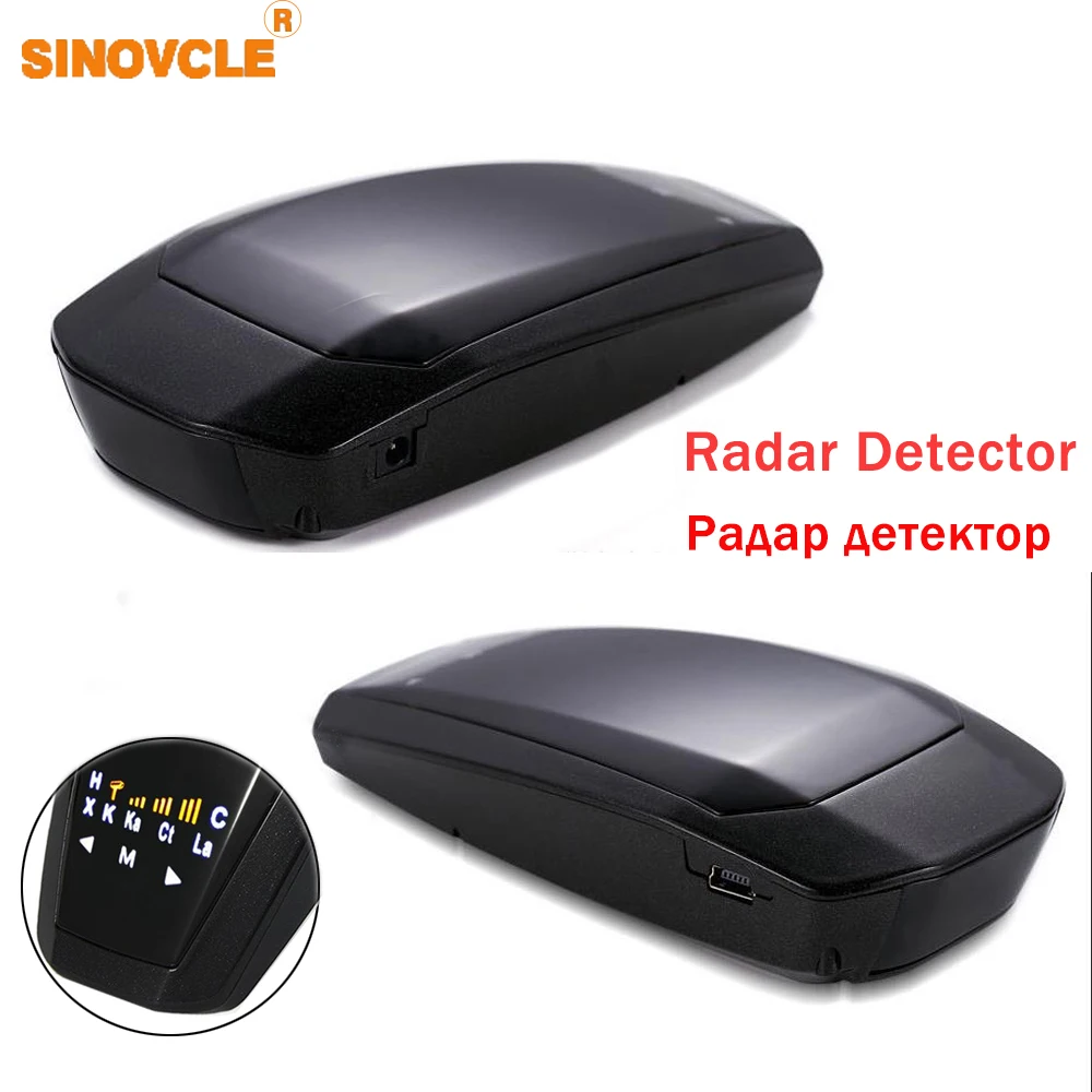 

SINOVCLE Car Radar Detector Full Band K KA X Antiradar and Speed Gun Voice Alert Warning With Touch-Sensitive Button LED Display