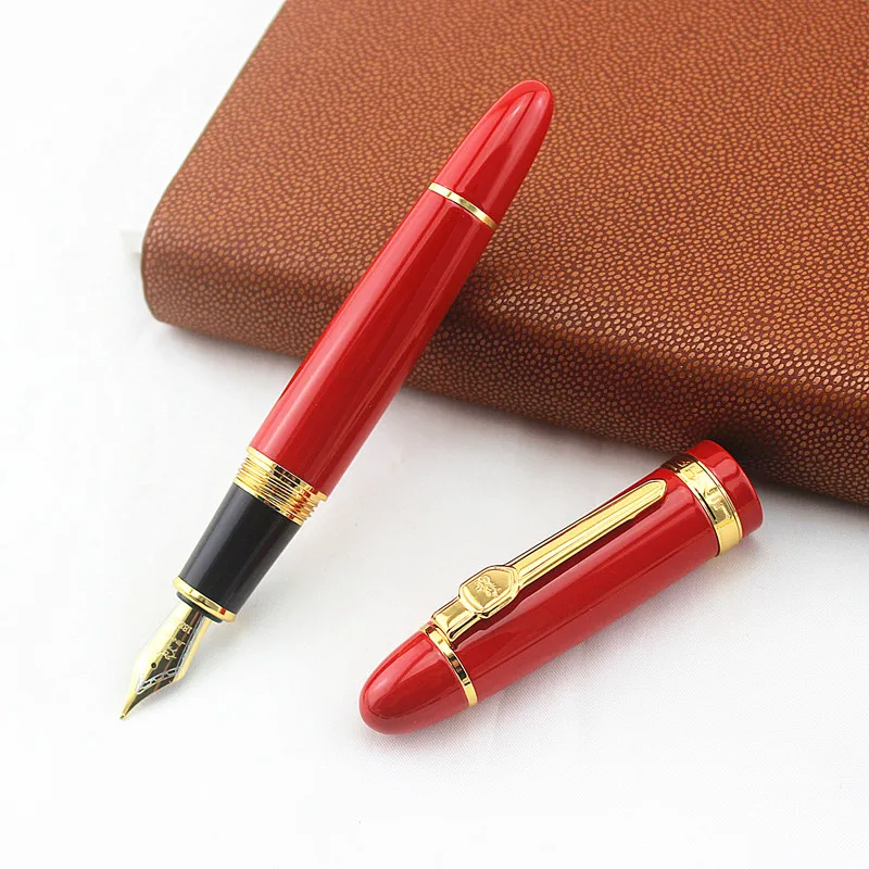 

Jinhao 159 Fountain Pen with 0.5mm Iridium Nib The Best Business Gift Pen Metal Ink Pens Free Shipping