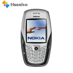 Восстановленный Оригинальный Nokia 6600 Mobile телефон Bluetooth Камера разблокирована GSM Triband белый и один год гарантии