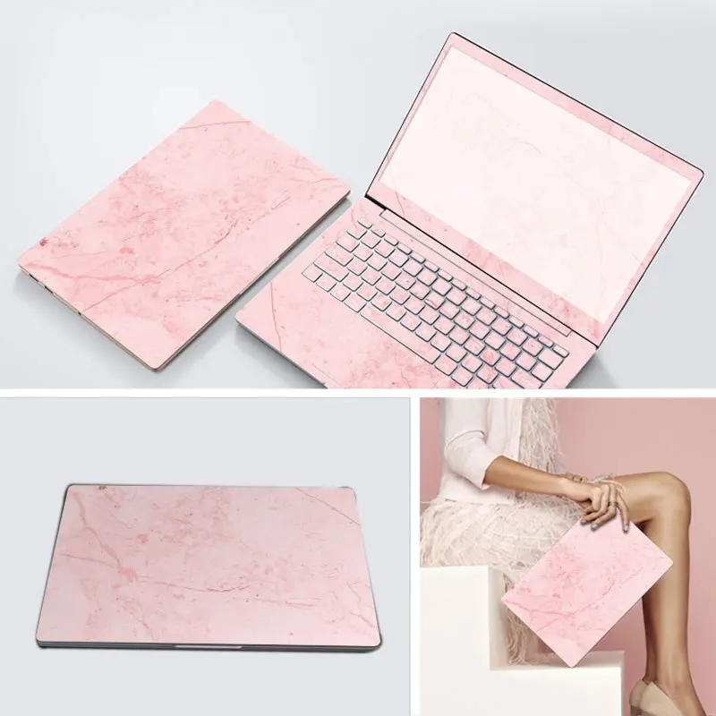 3 Sides Laptop Skin Notebook Stickers For Lenovo Dell Asus HP 14 15.6 inch Computer Decal Laptop Sticker Protective Case Cover